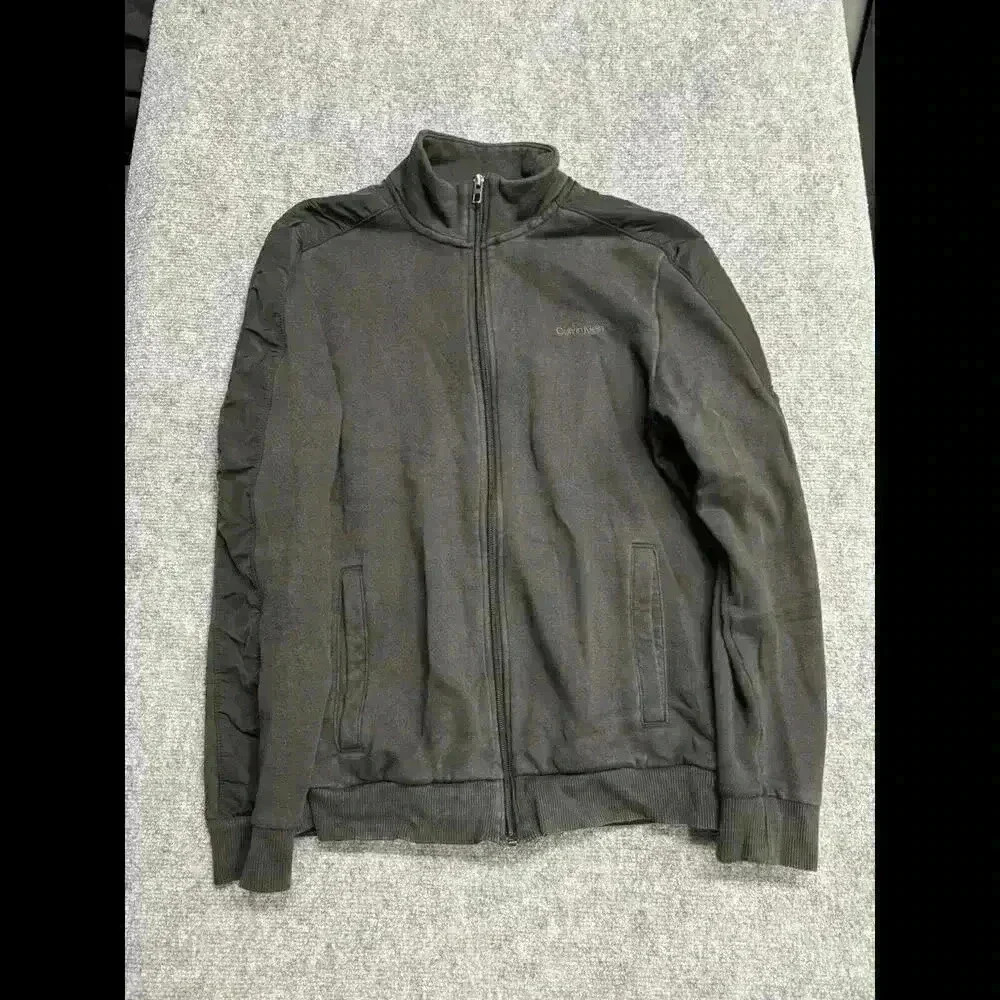 Calvin Klein Men's Full Zip Hoodie Black Sweatshirt Jacket, Size S, Black